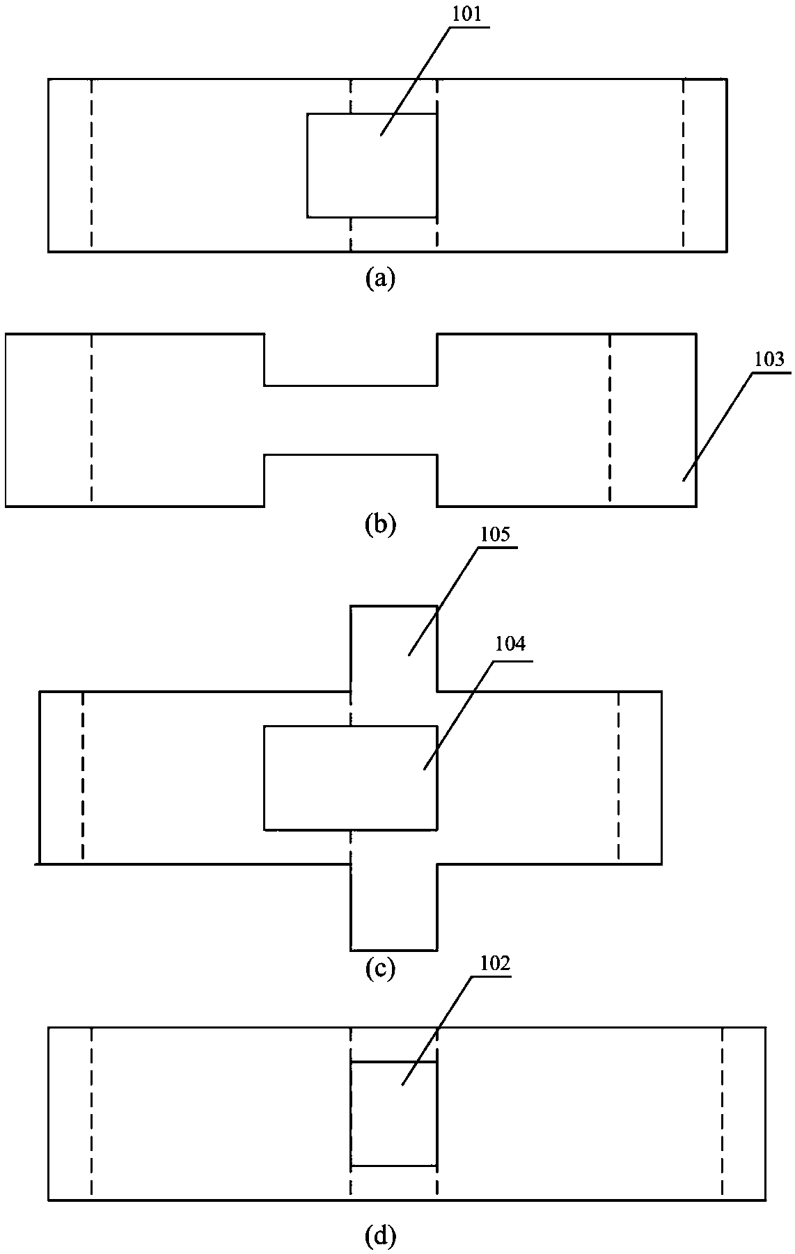 Legged jump robot based on piezoelectric drive and control method thereof