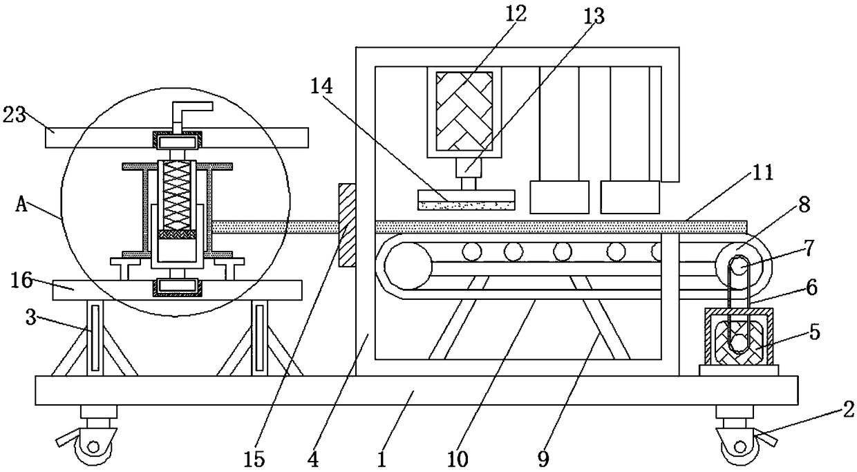 Multifunctional roll paper printing device