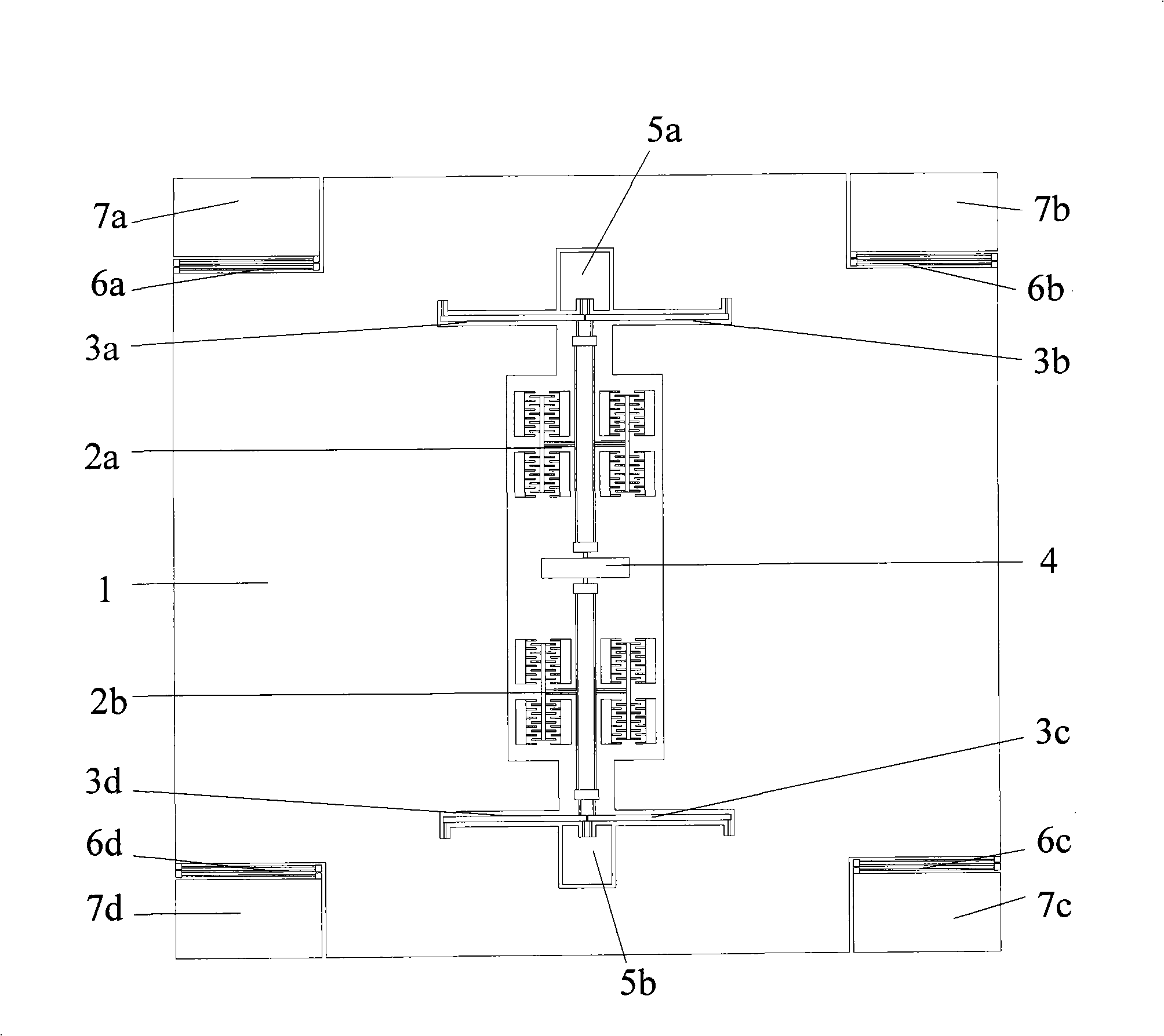 Silicon micro-resonance type accelerometer