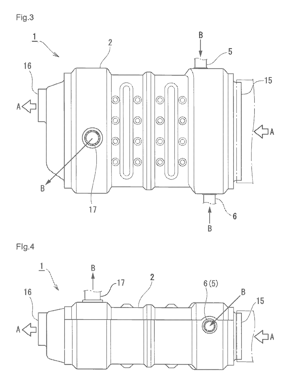 Exhaust gas heat exchanger having stacked flat tubes