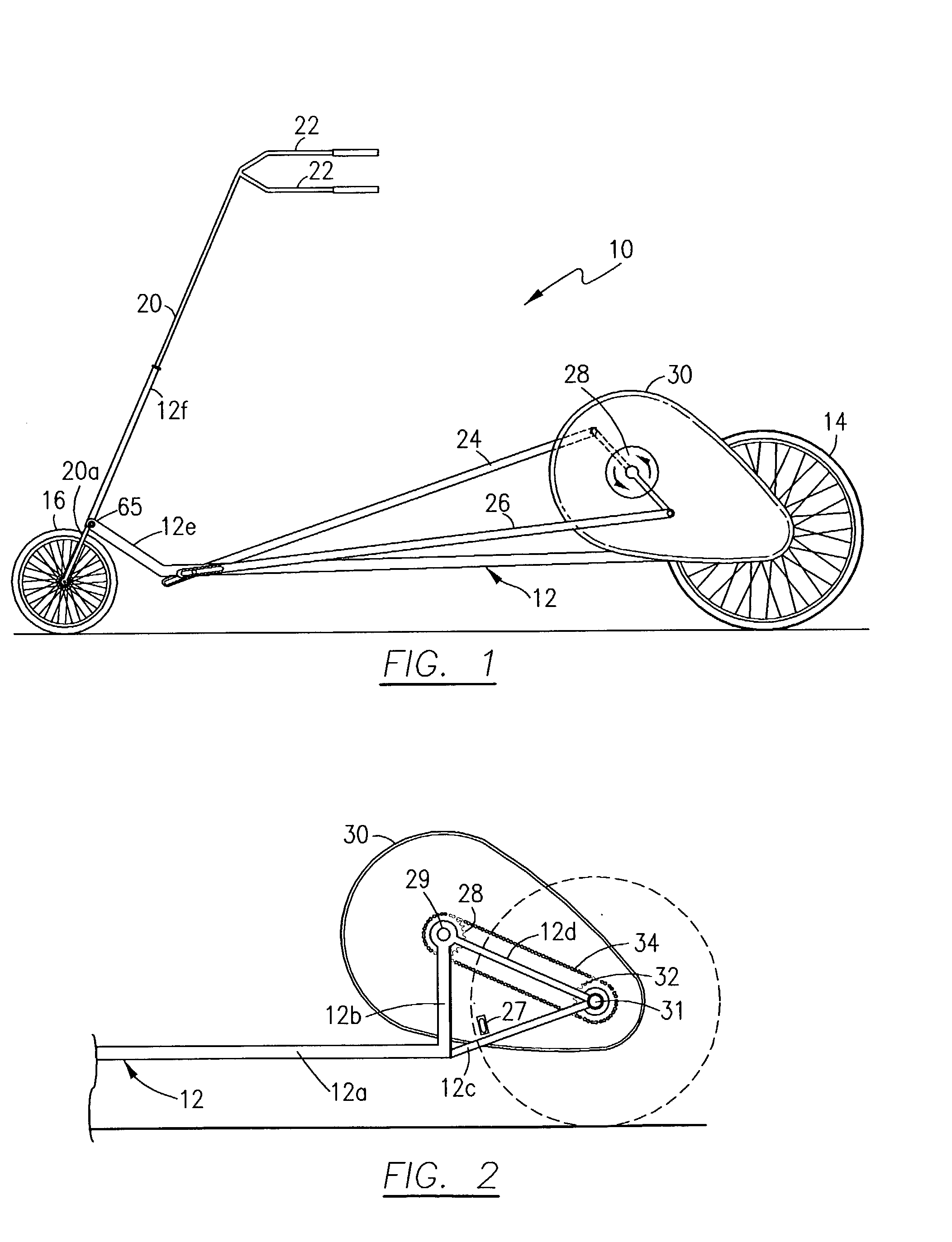 Step-cycle for exercise, recreation, and transport having telescopically movable pedals