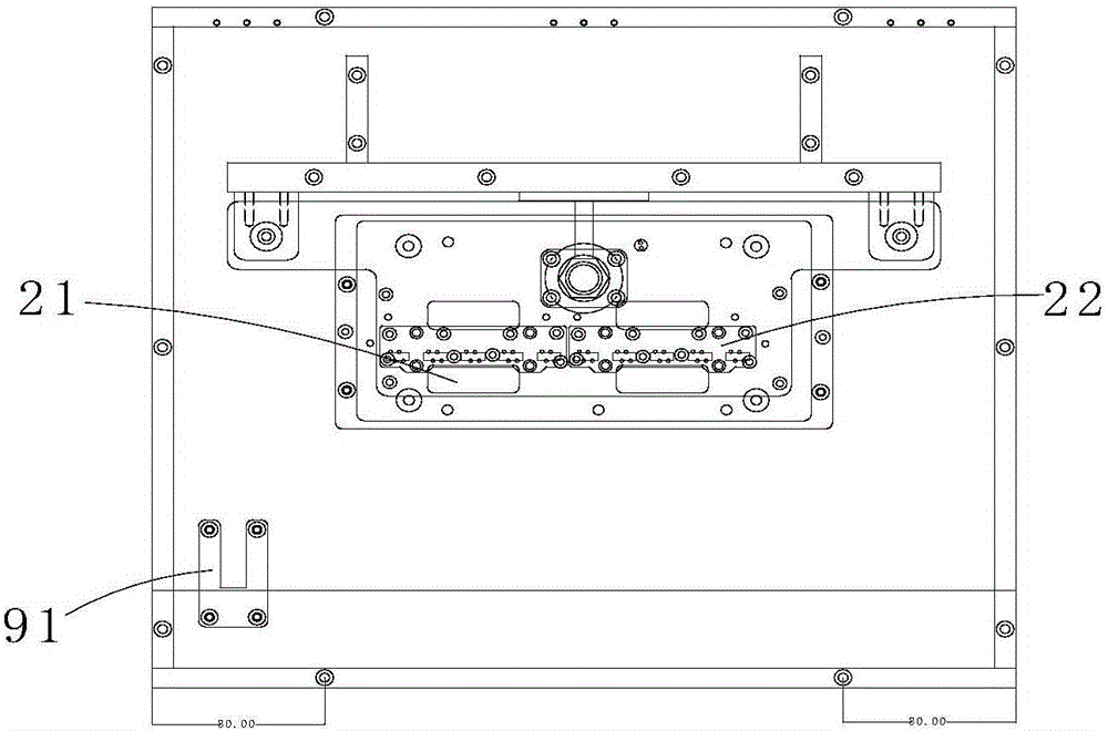 Circuit board testing jig and circuit board testing system
