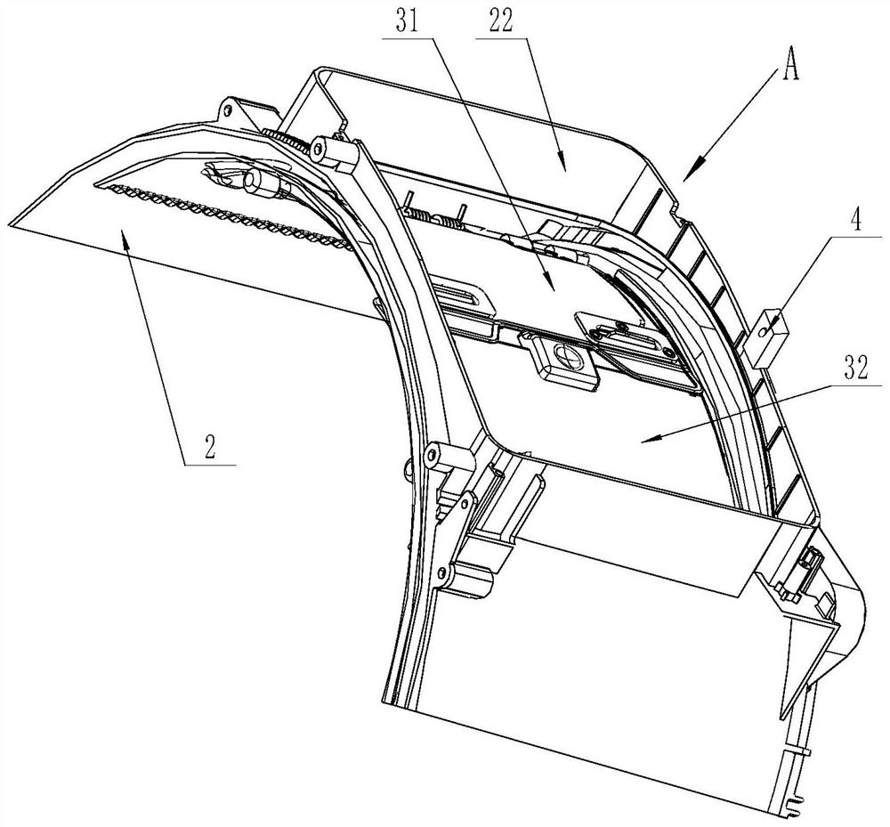 Fastening detection system and method for inner cylinder cover of top-opening laundry processing equipment