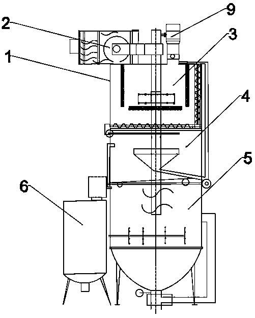 Cement homogenizing equipment with pre-crushing function