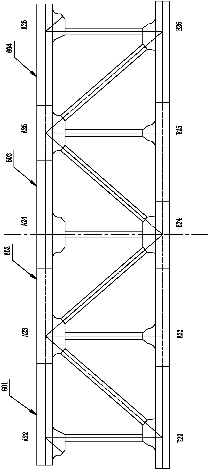 Method for erecting girder on top of main tower mound of steel truss girder cable-stayed bridge