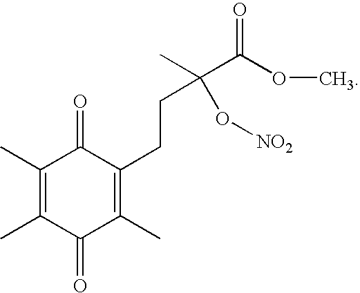 Chemical compounds containing a superoxide scavenger and an organic nitrate or nitrite moiety