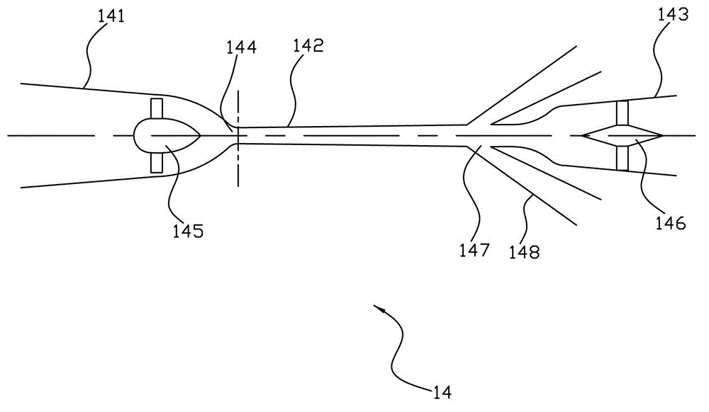 Device for liquefying and purifying natural gas