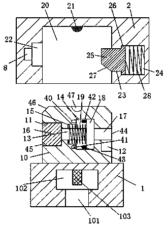 Dust removing device convenient to clean and maintain