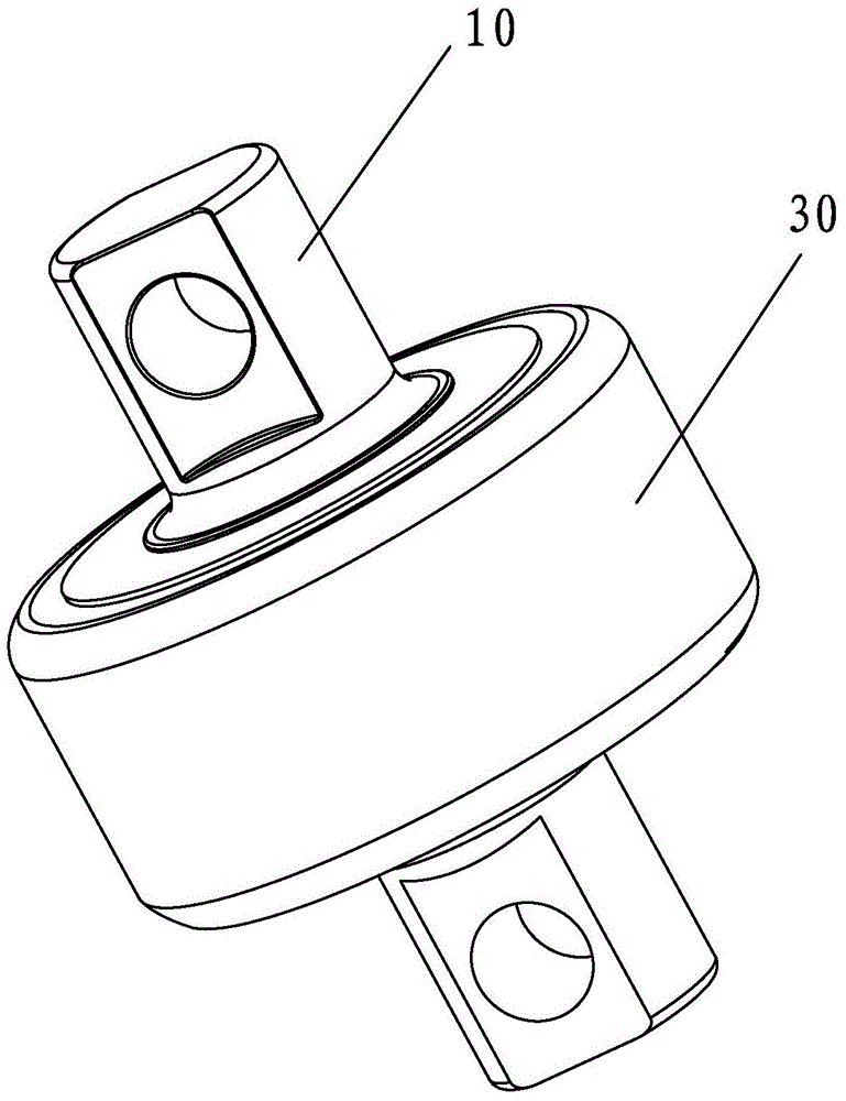 Torsion rubber core