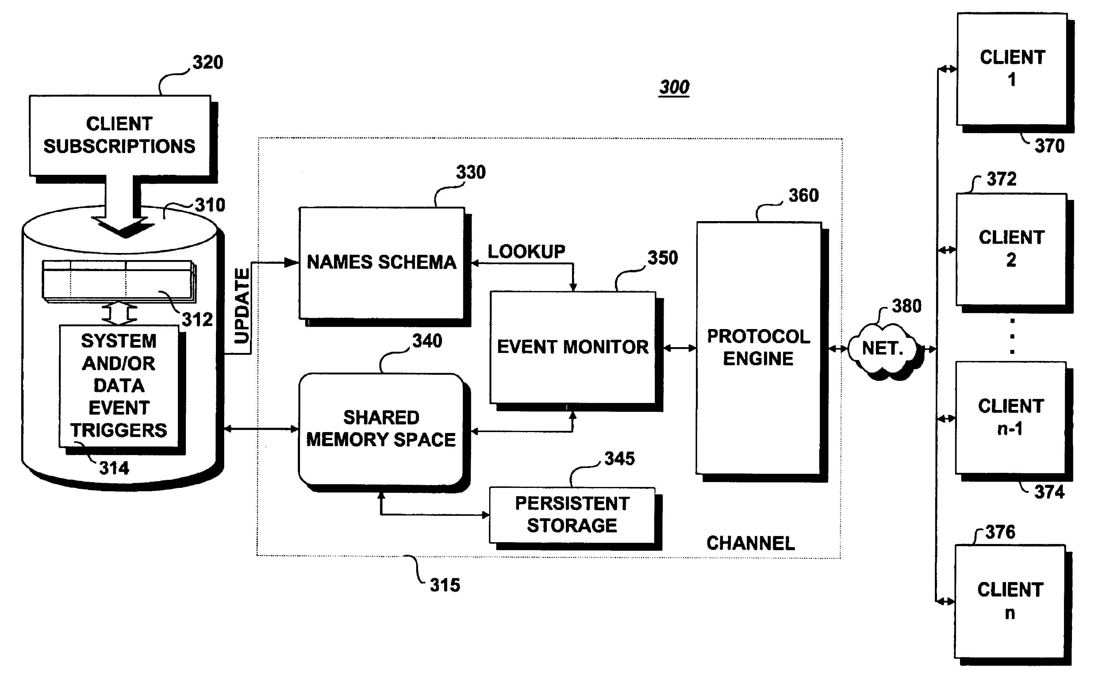 Methods and systems for asynchronous notification of database events