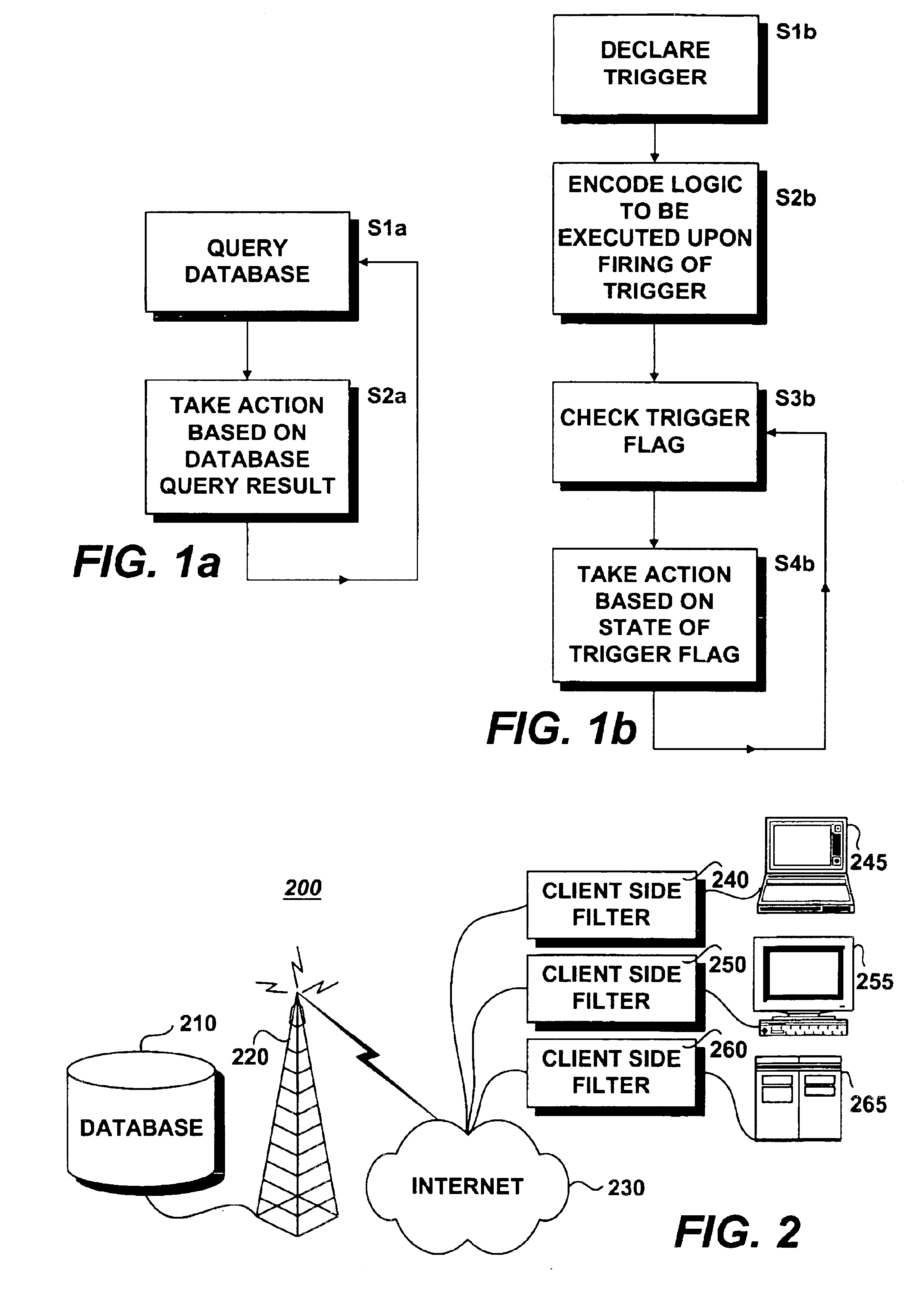 Methods and systems for asynchronous notification of database events
