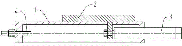 Self-locking hydraulic sliding platform