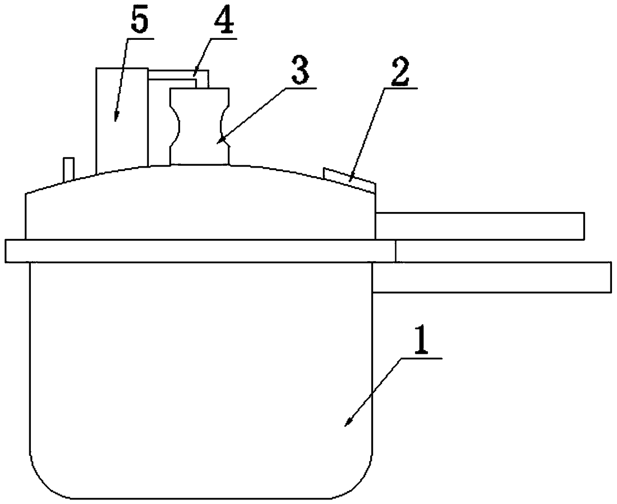 Pressurizing-type pressure cooker
