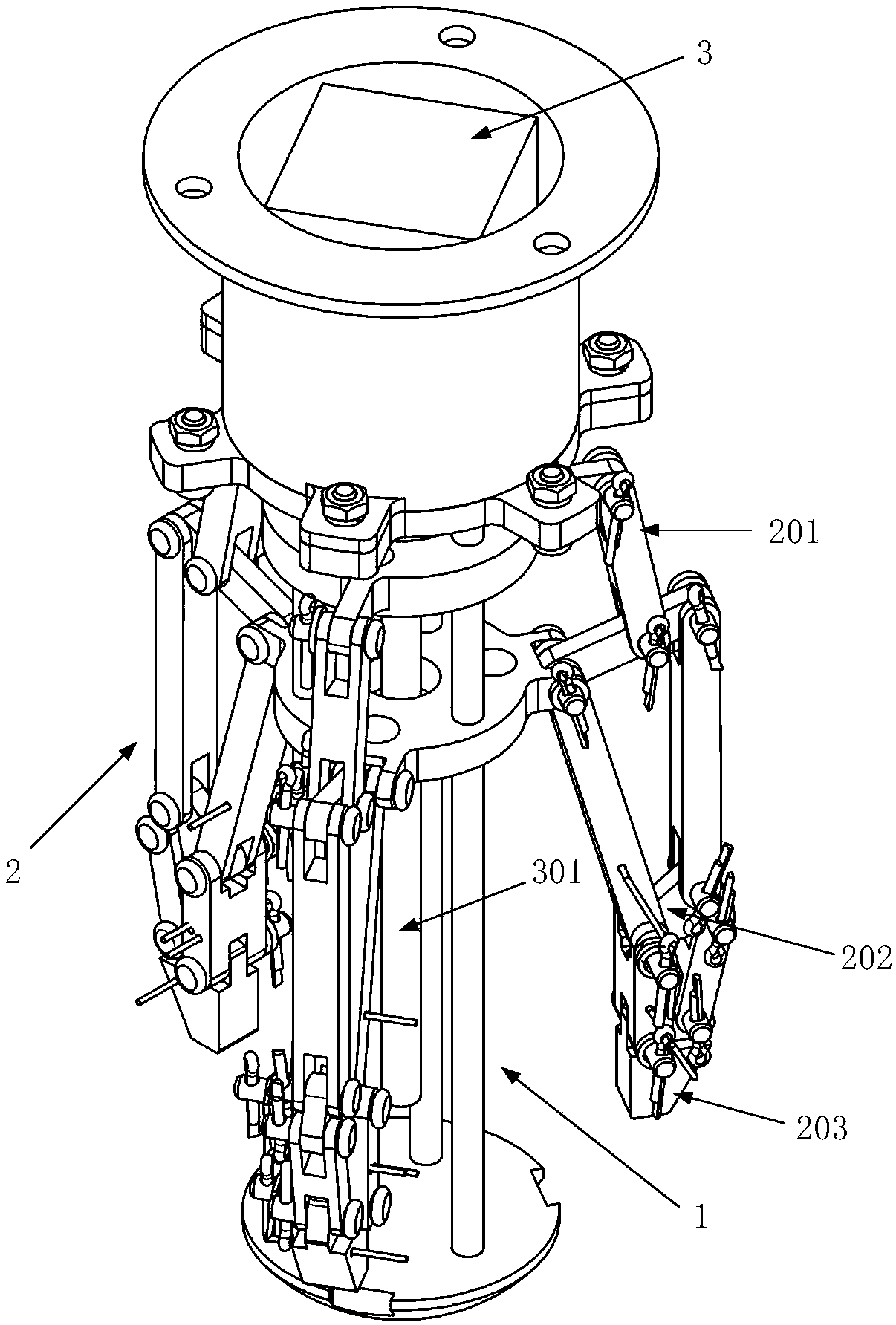 Mechanical foot for multi-foot robot