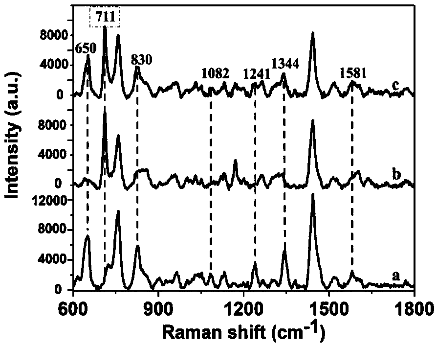 Method for detecting fenitrothion pesticide residues in maize based on surface enhanced Raman spectroscopy (SERS)