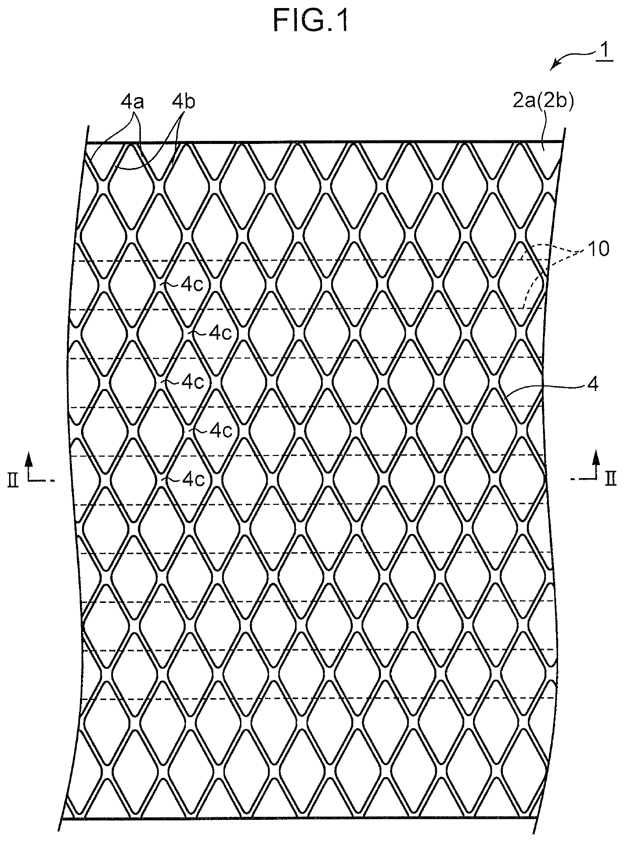 Production device and production method for composite stretchable member
