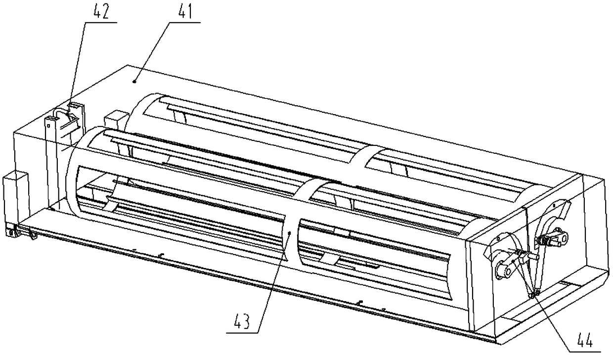 Erecting device for on-board article