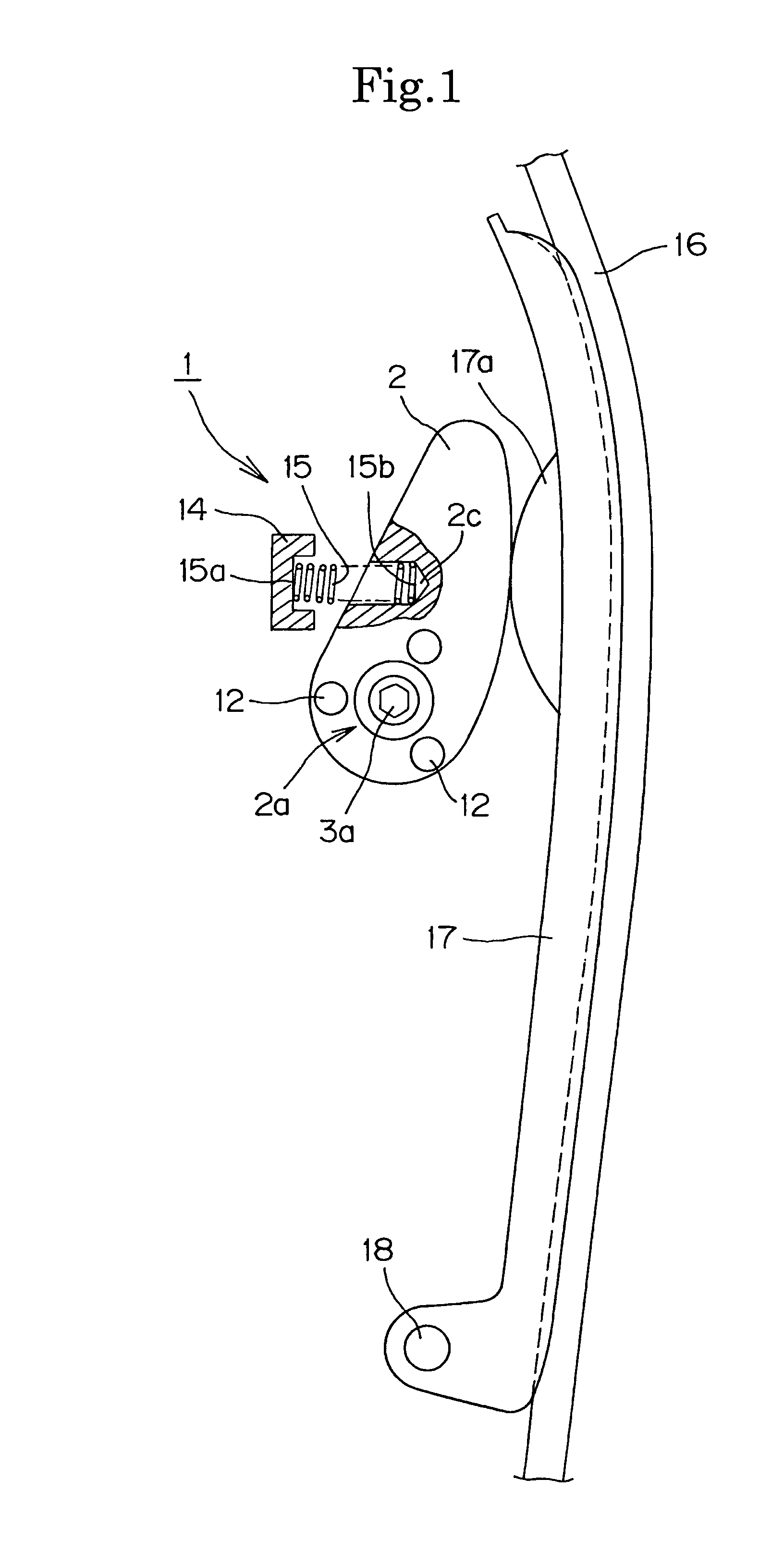 Tensioner with one-way clutch