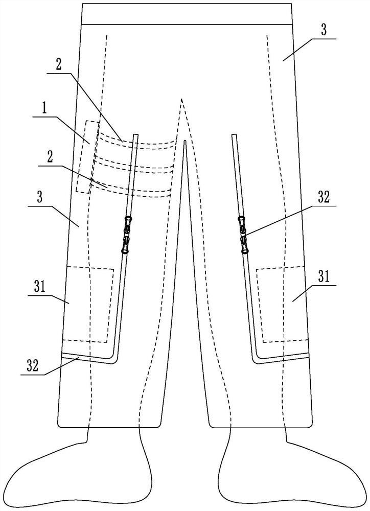 Fixing control assembly for indwelling catheter patient