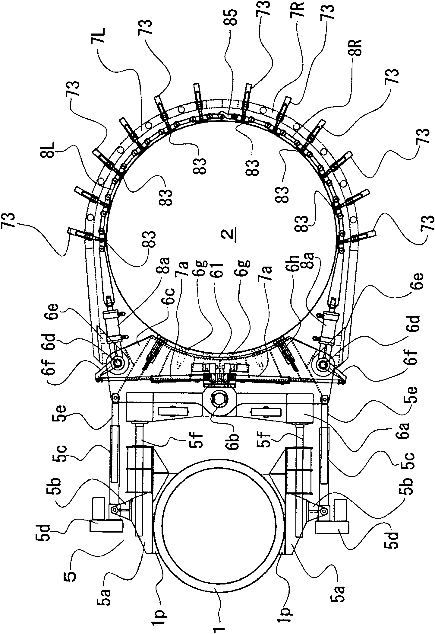 Apparatus for supporting telescopic boom for mounting crane to construct pillar of tower shaped structure and method for constructing pillar