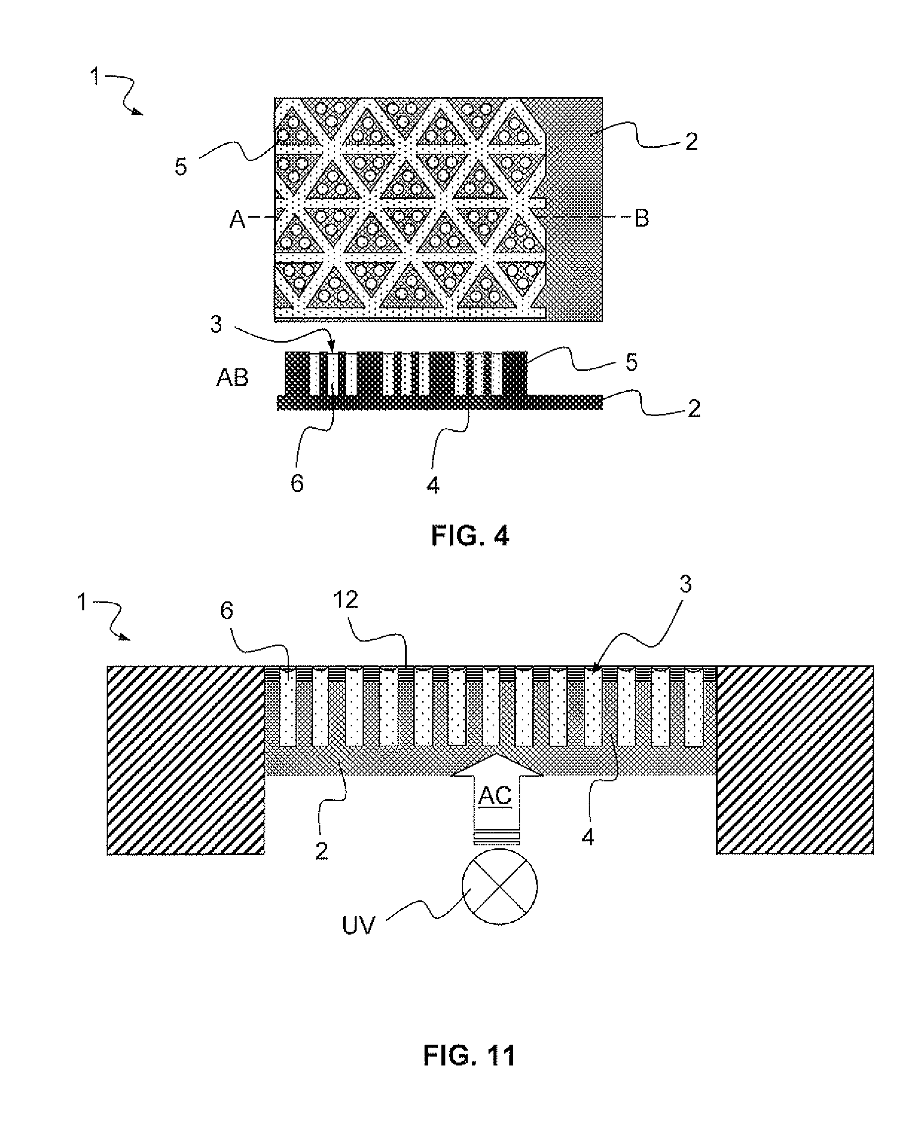  micro-structured surface having tailored wetting properties
