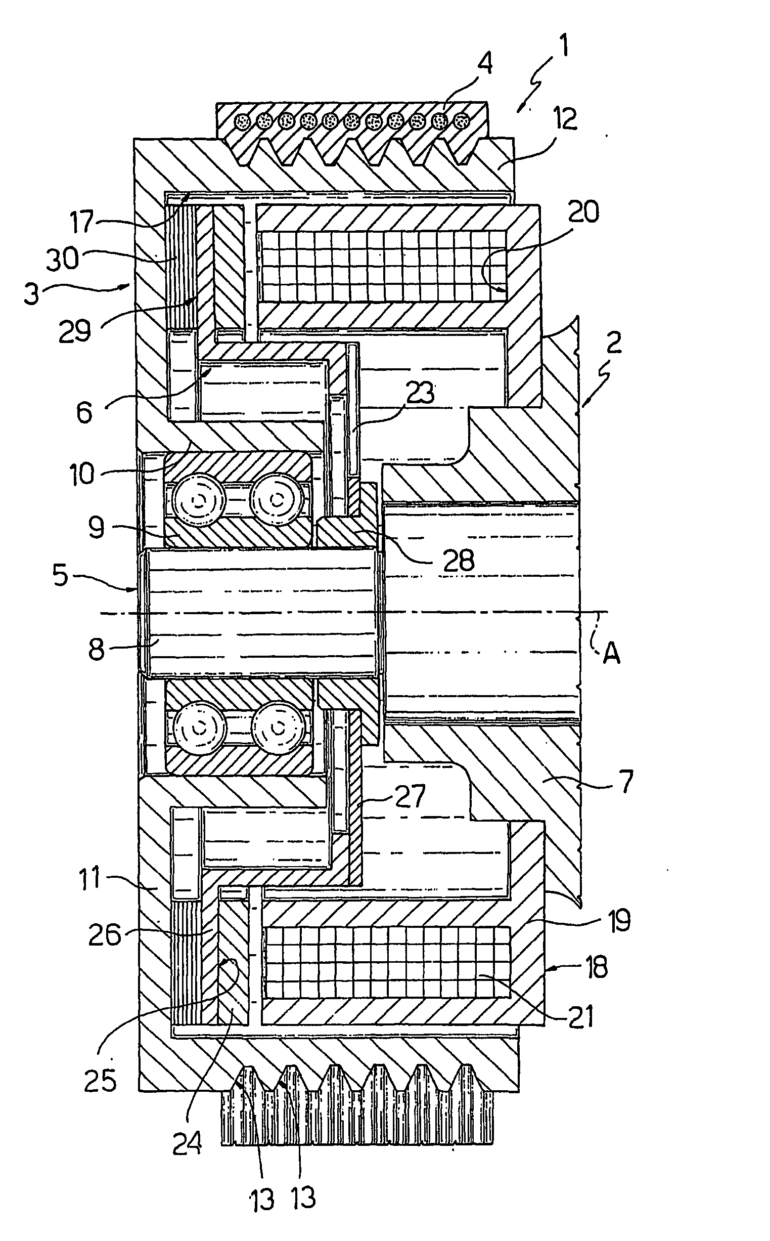 Actuating Device Of A Recirculation Pump For A Cooling Circuit Of An Internal Combustion Engine