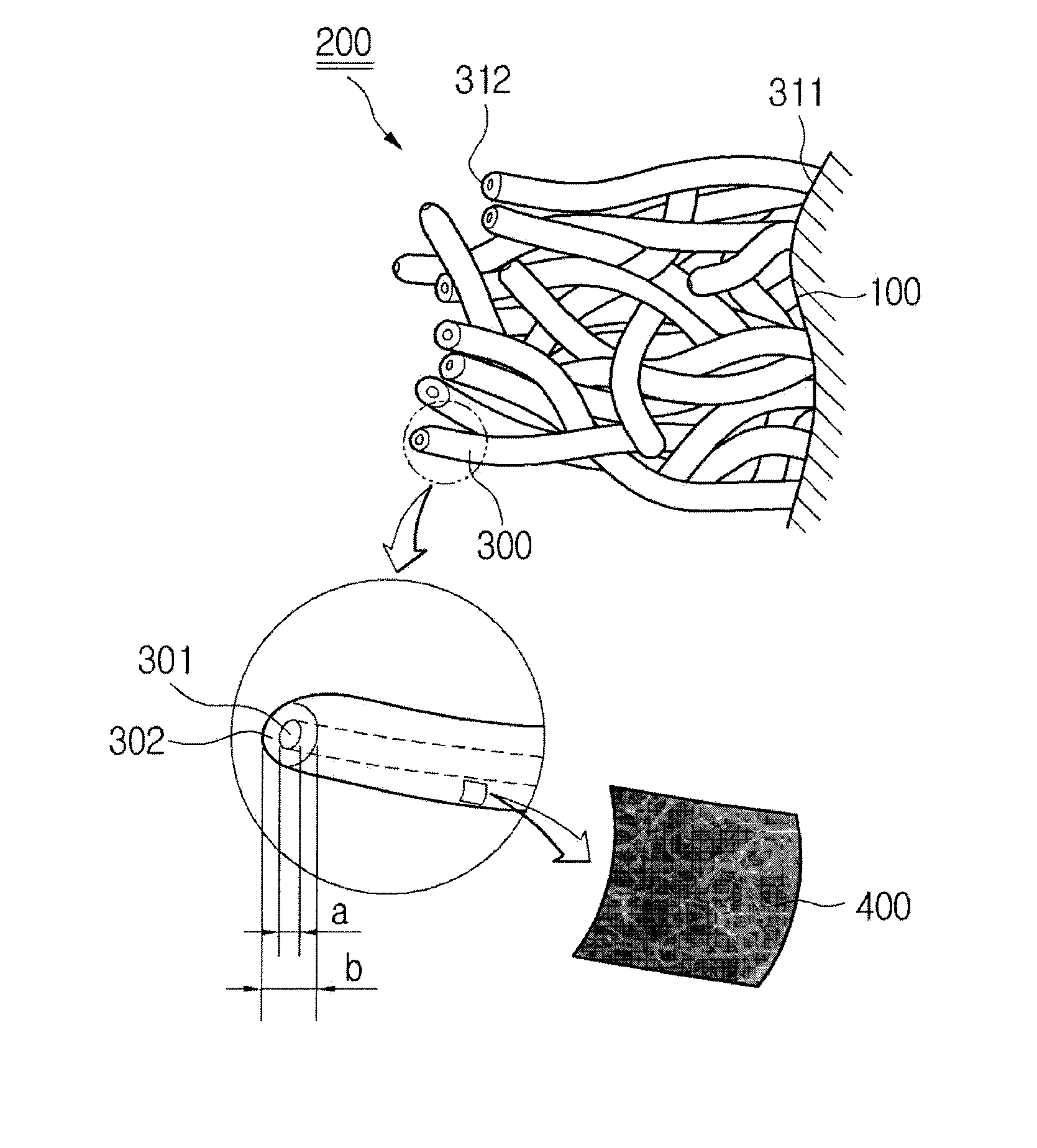 Novel secondary structure of carbon nanostructure, bundle thereof and composite comprising same