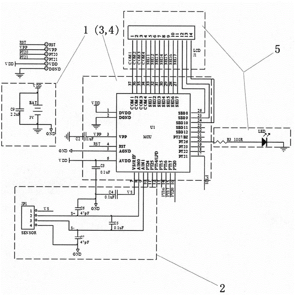 Electronic scale with temperature compensating function