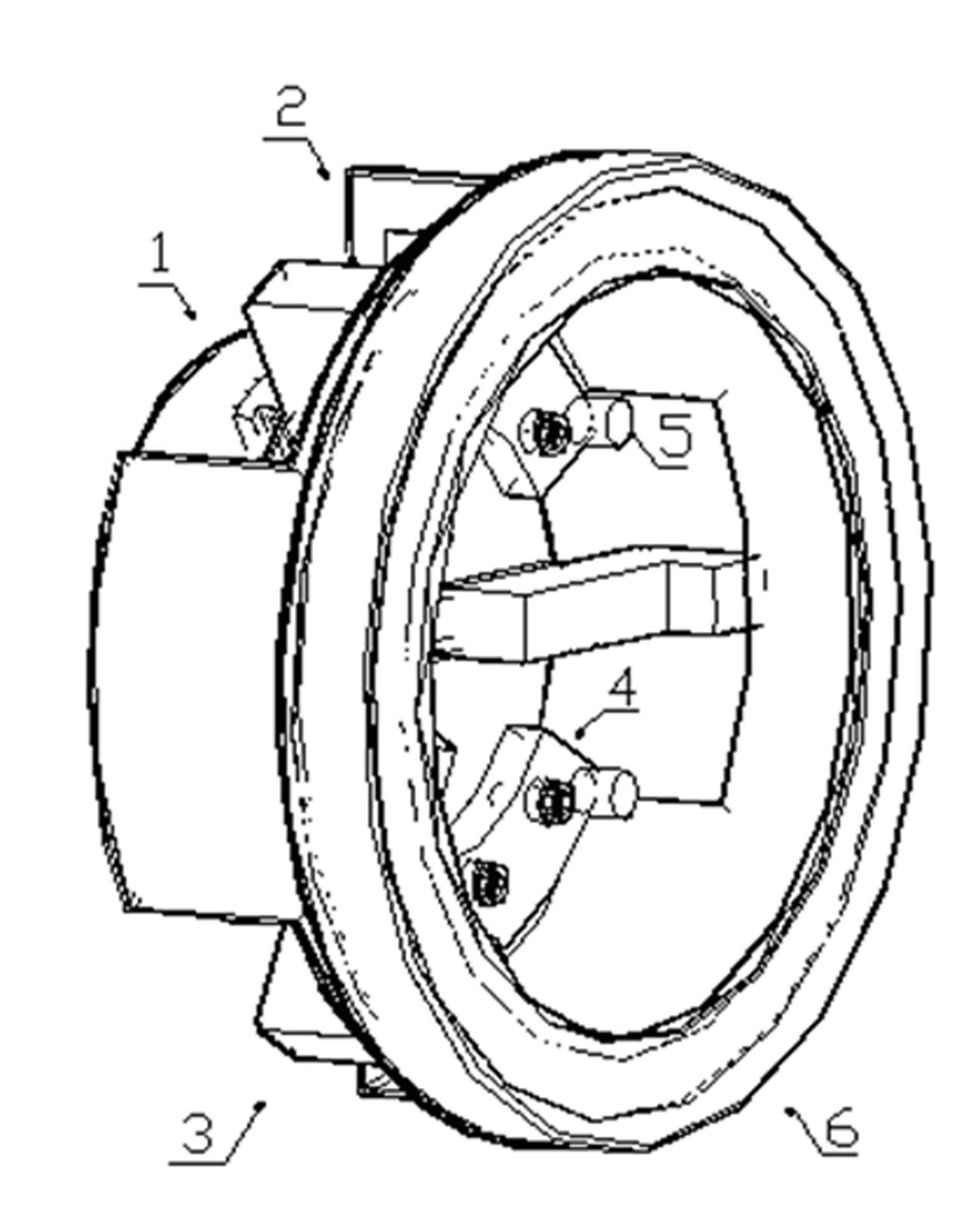 Machining tool for brake drum