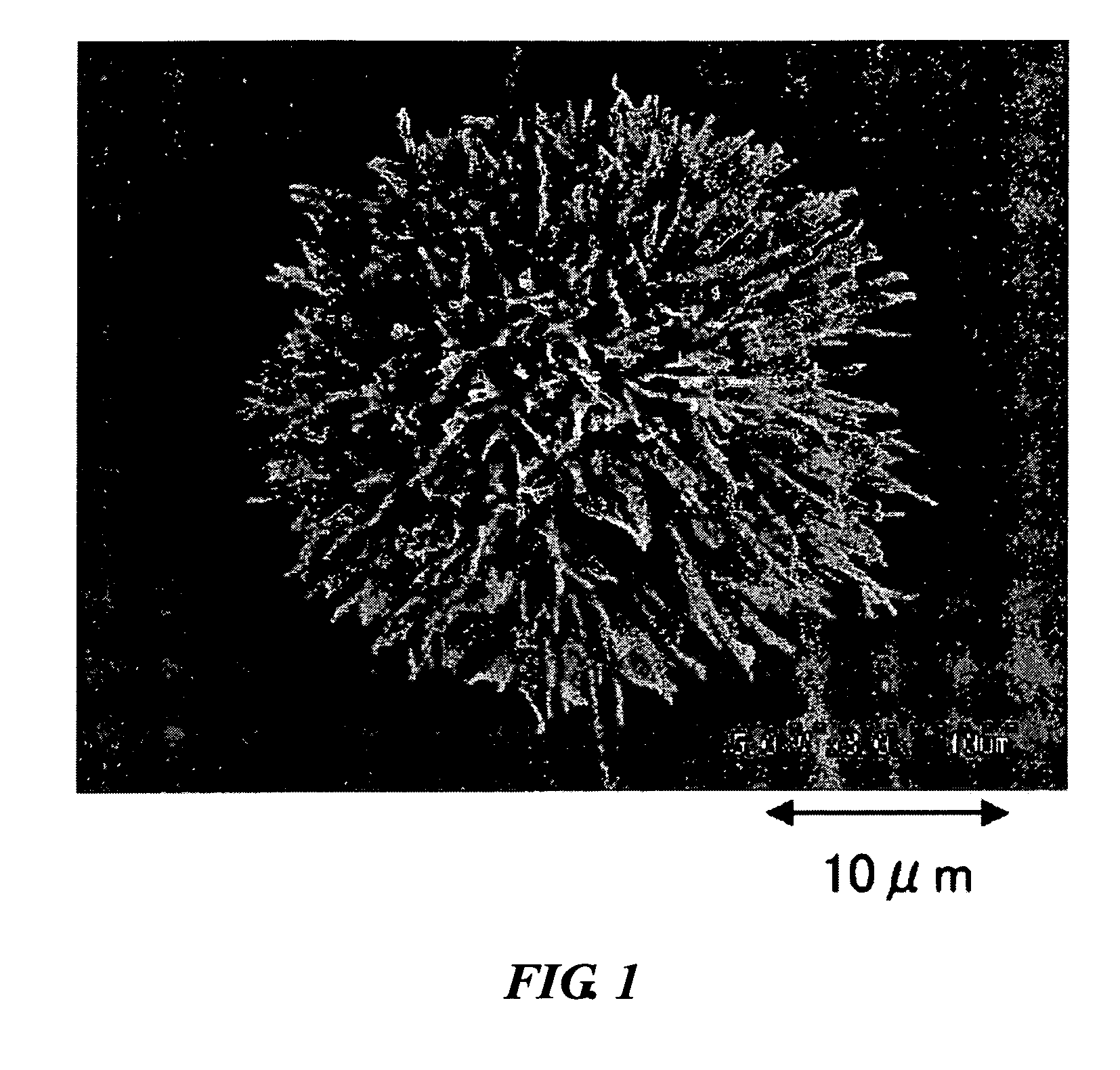 Radial spherical crystallization product, process for producing the same, and dry powder preparation containing the crystallization product