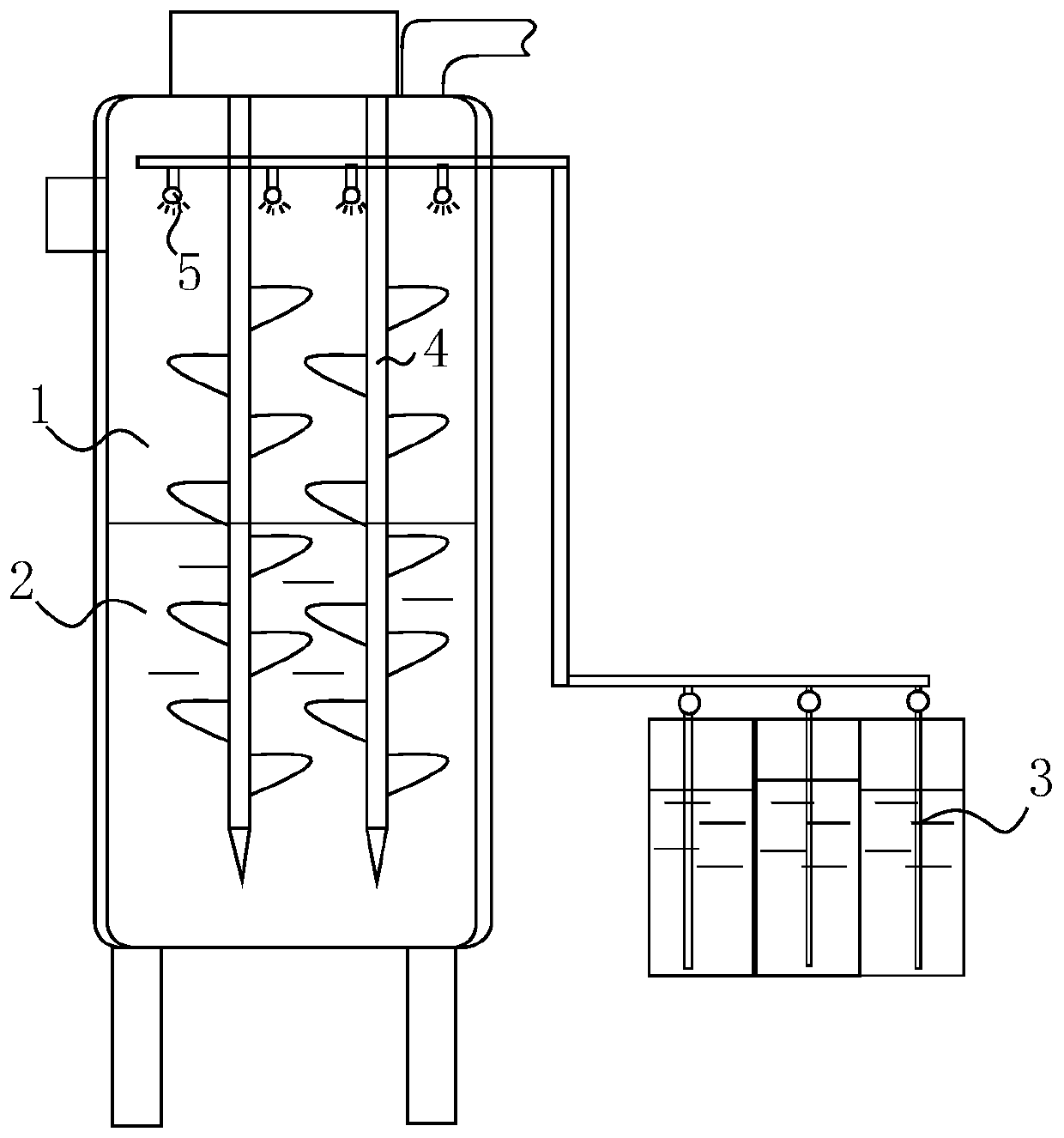 Alcohol precipitation method for automatically absorbing supernatant