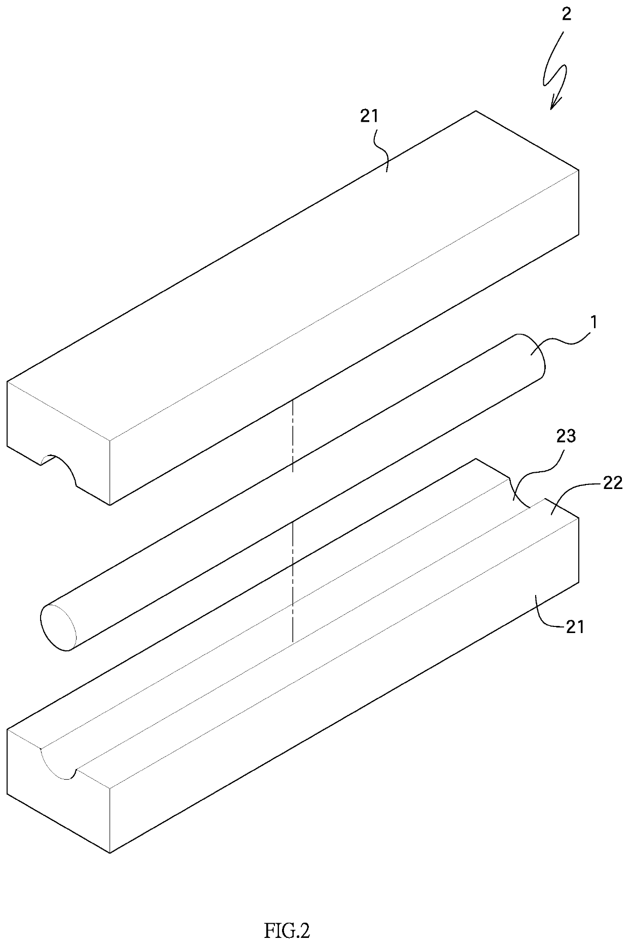 Method for making wooden straws and molding set for making the wooden straws
