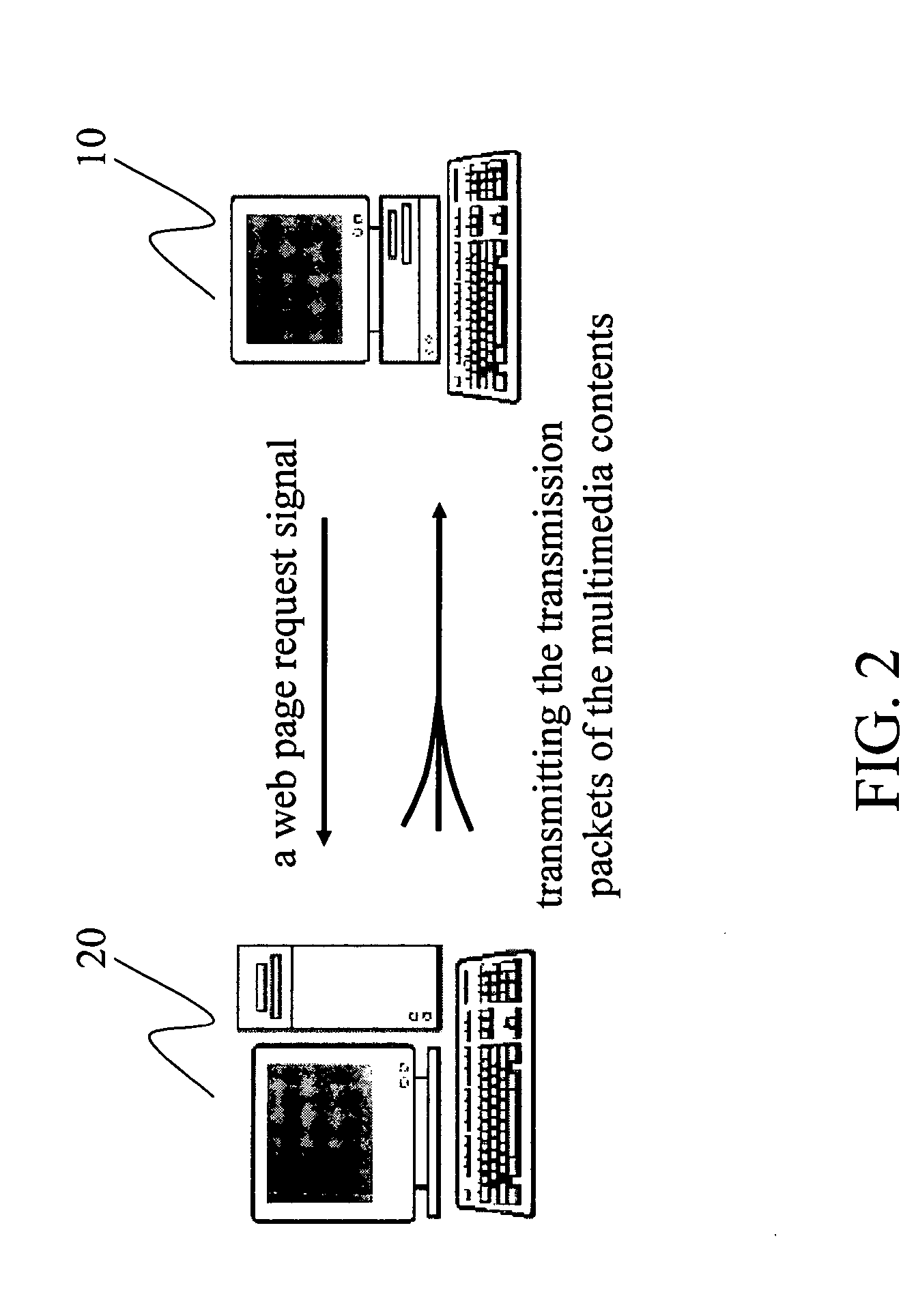 Web page downloading device with distributed data flows and method thereof