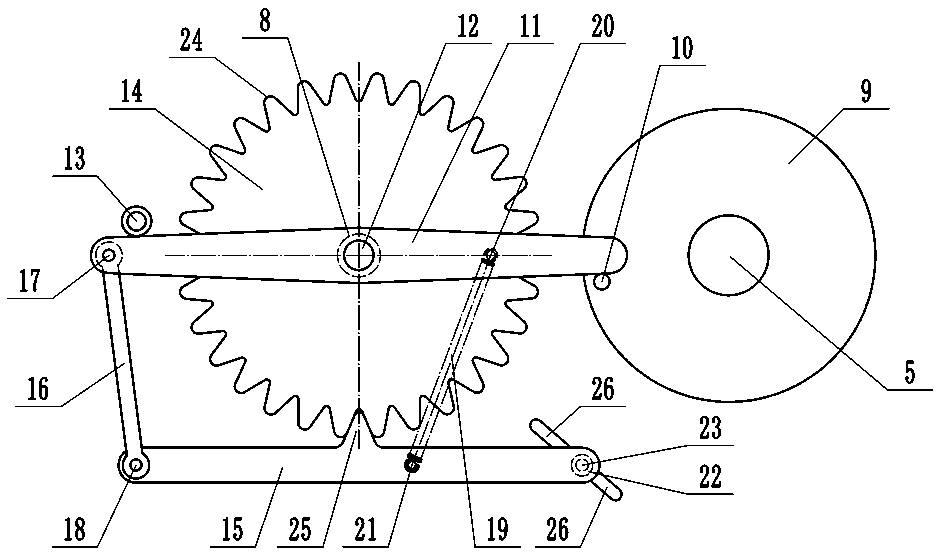 Intermittent rotation drive device