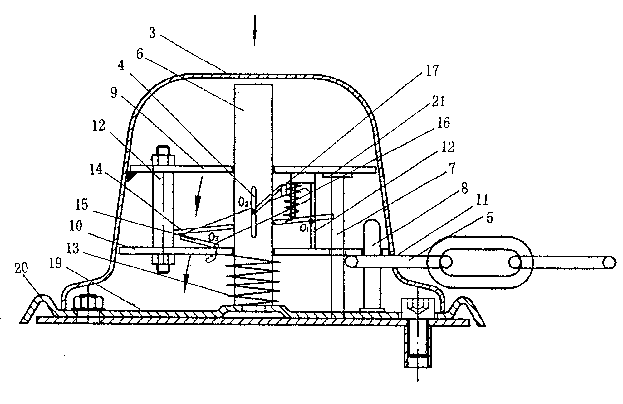 Chain vehicle theftproof lock