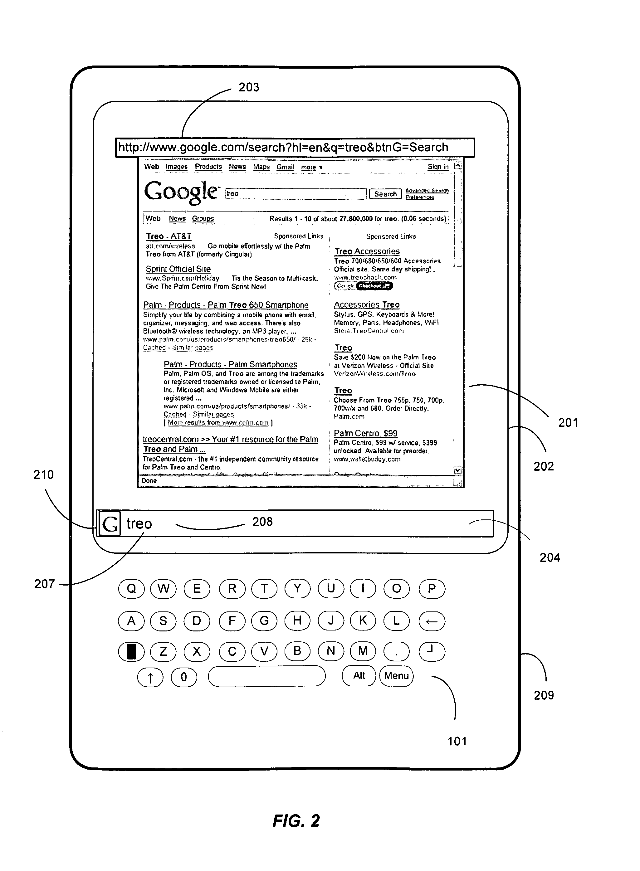 Displaying mnemonic abbreviations for commands