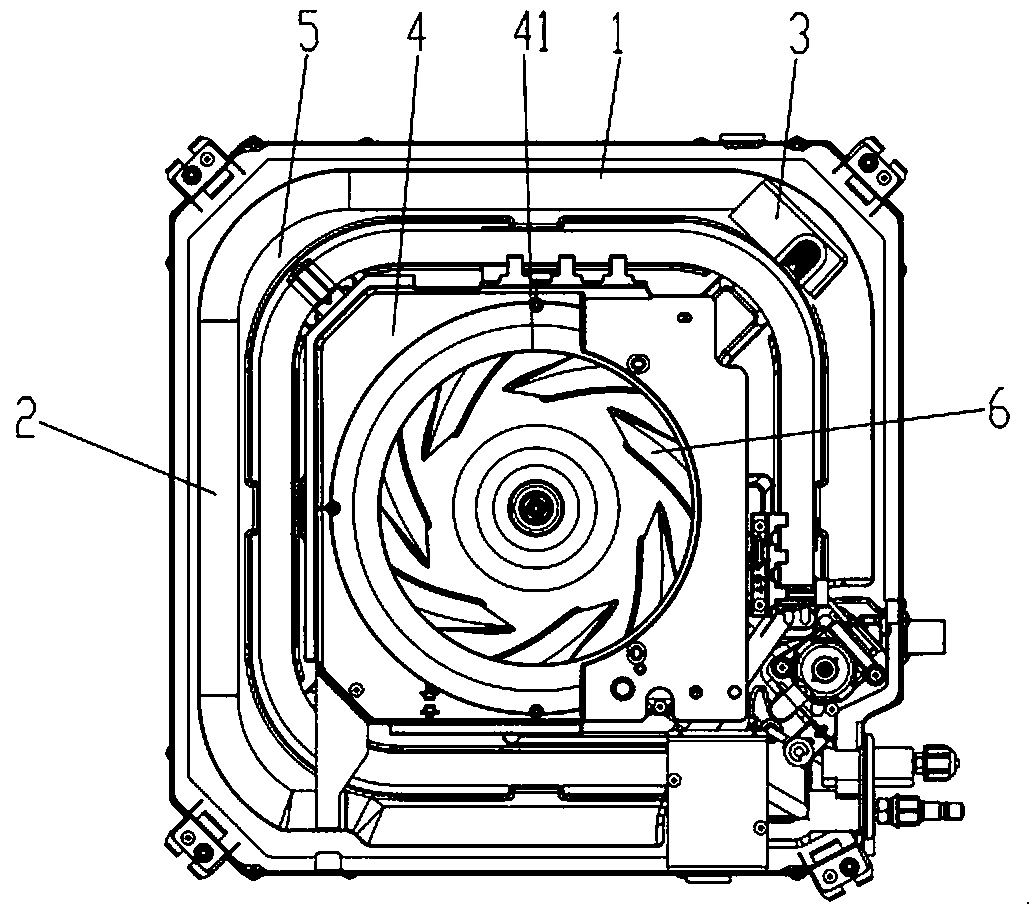 Ceiling machine and air conditioning system