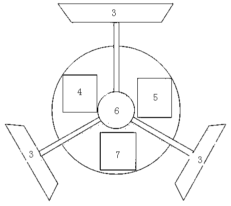 Antenna applied to ad-hoc networking communication of electric transmission line