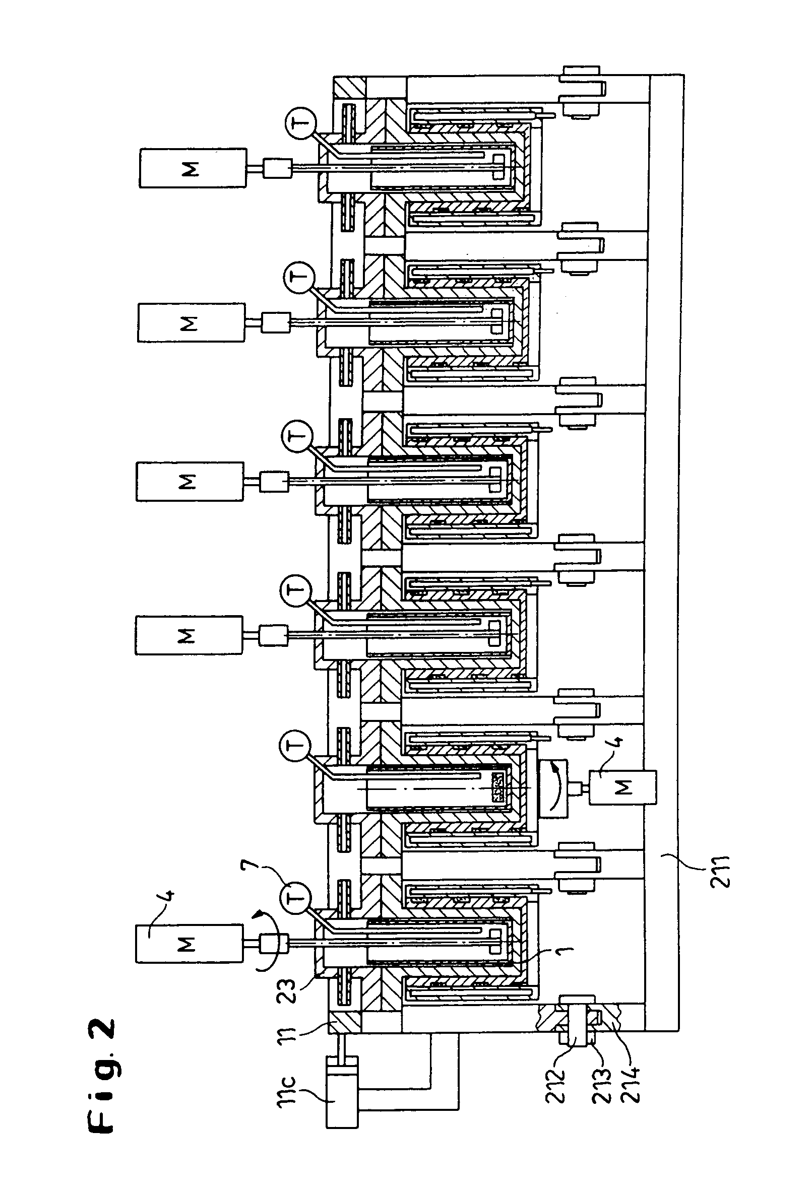 Device and method for carrying out experiments in parallel