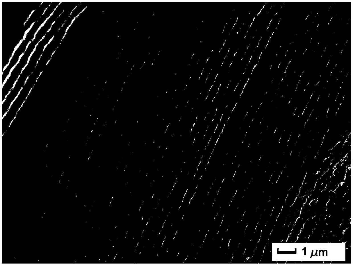 Preparation method and use of lanthanum coordinated diamino-functionalized mesoporous silica film