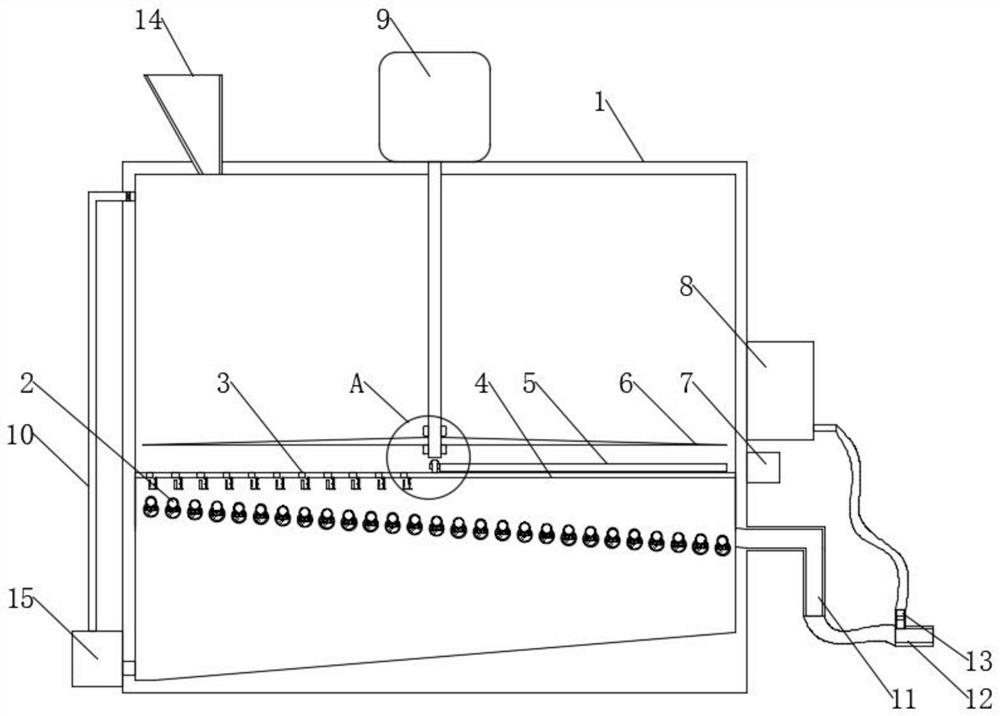 Equipment for harmlessly filling interior of furniture structure with harmful garbage