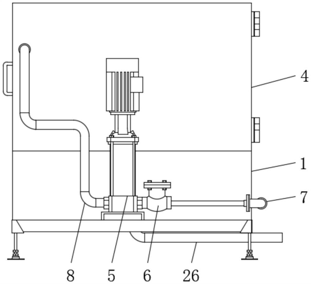 A metal part runner cleaning device for fire-fighting electrical equipment