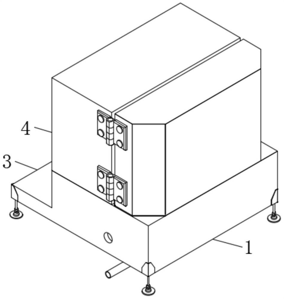 A metal part runner cleaning device for fire-fighting electrical equipment