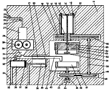 Waste paper treatment device