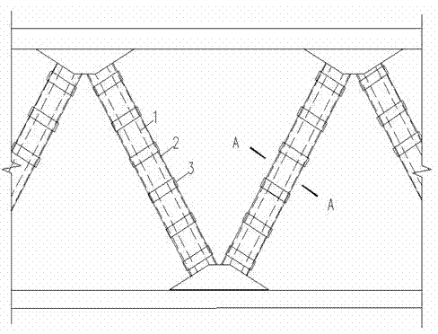 Method for reinforcing web members of reinforced concrete truss