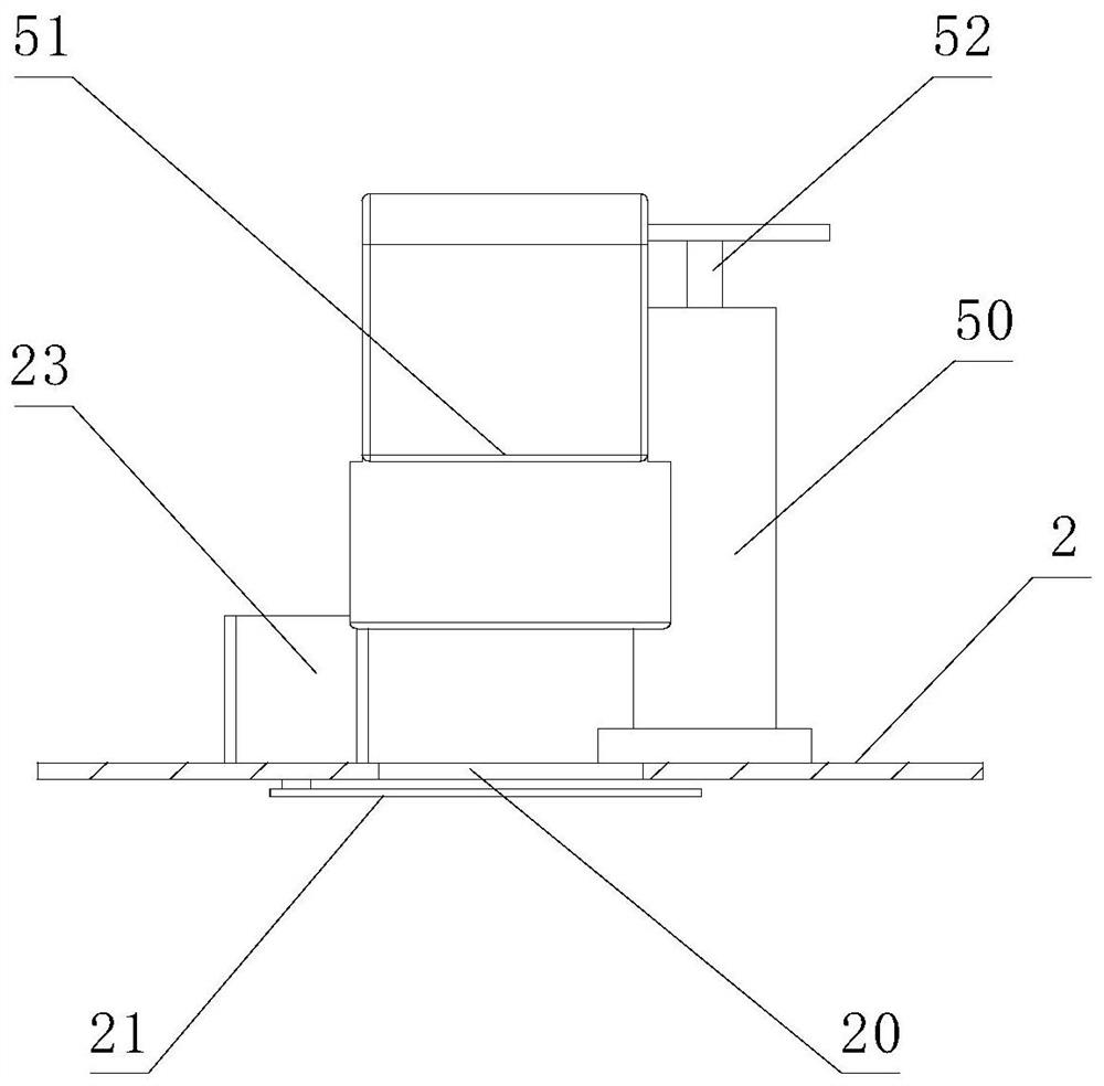 Wire clamp cleaning and conductive paste smearing integrated processing device