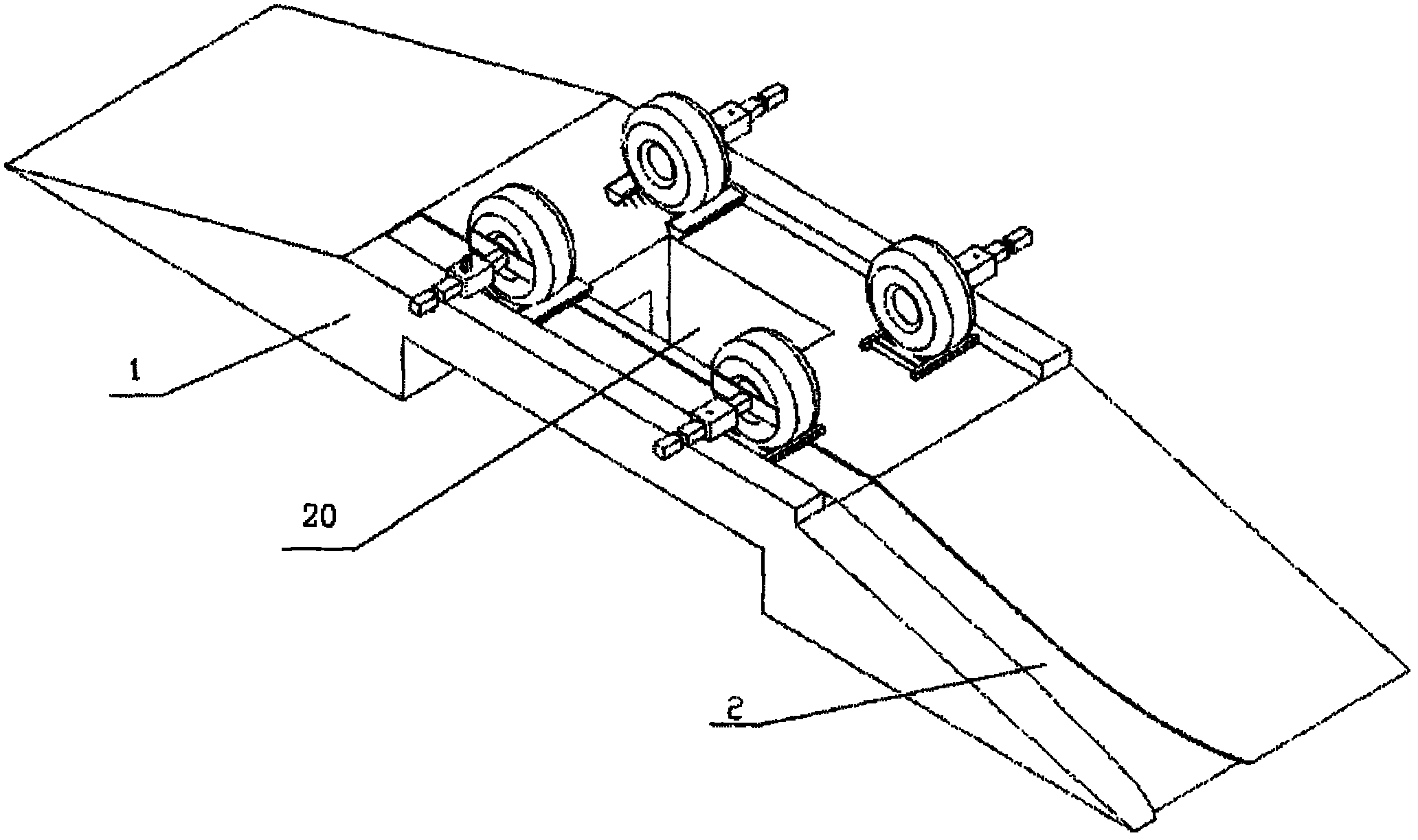 Device for replacing and positioning battery pack of chassis of electric passenger vehicle and application method of device