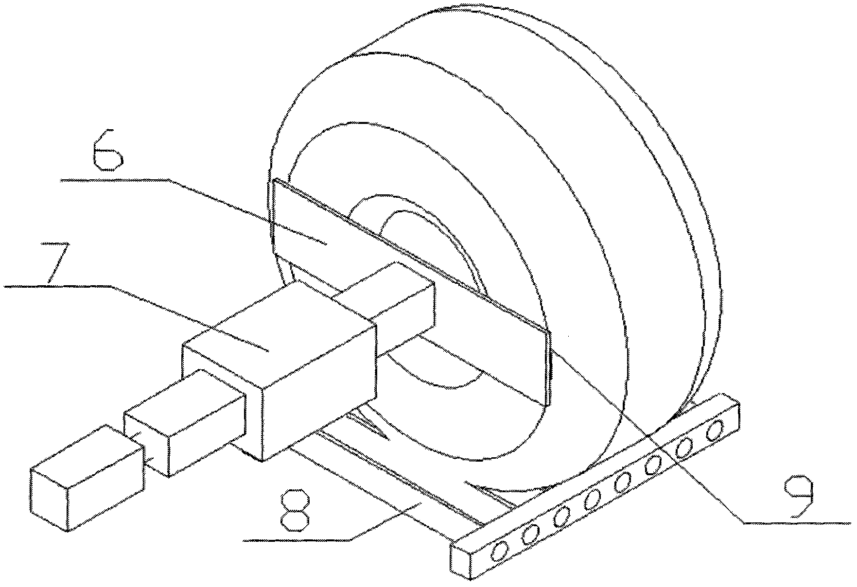 Device for replacing and positioning battery pack of chassis of electric passenger vehicle and application method of device