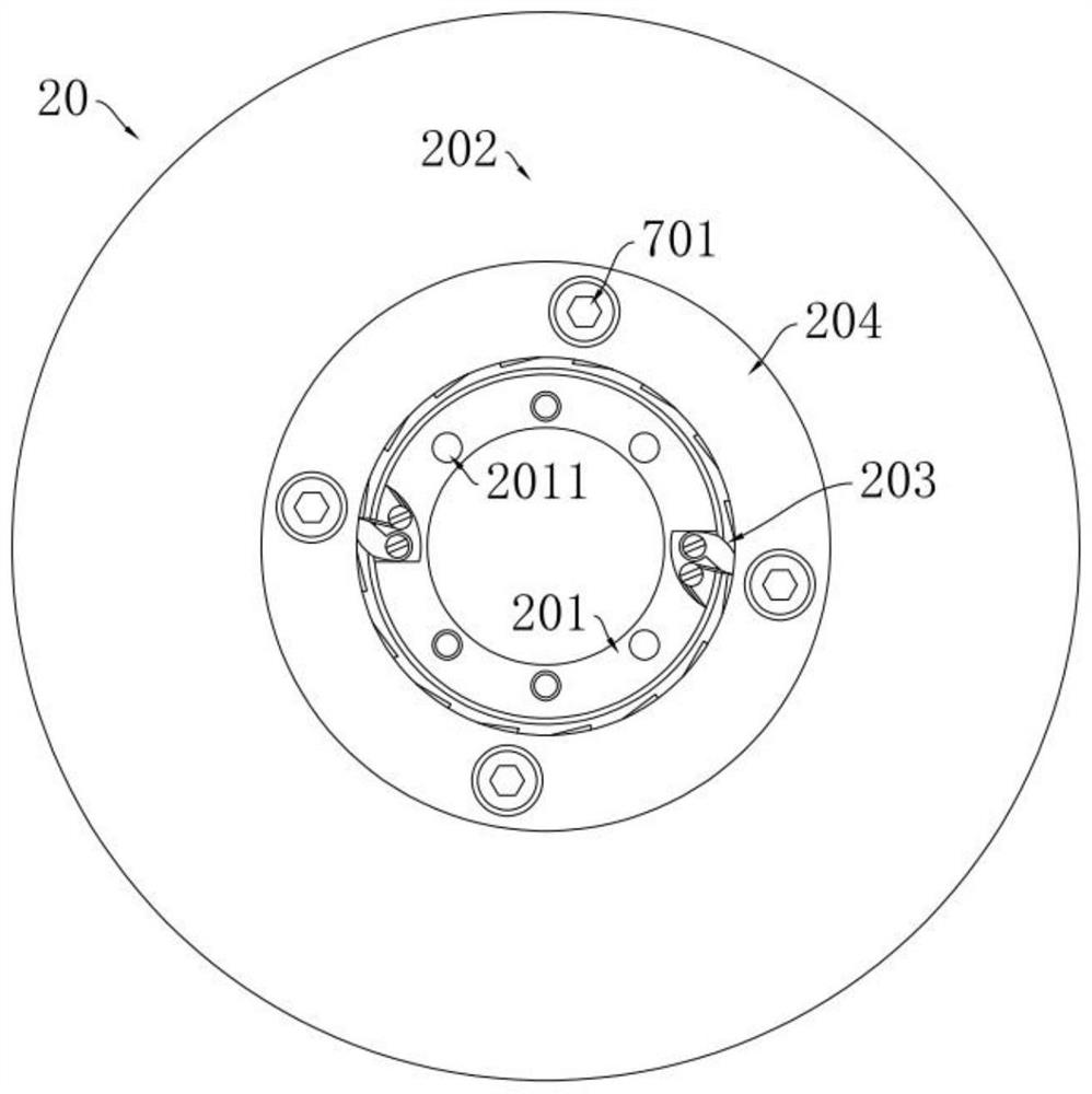 Ratchet wheel type flywheel capable of rotating in two directions for ball screw inerter