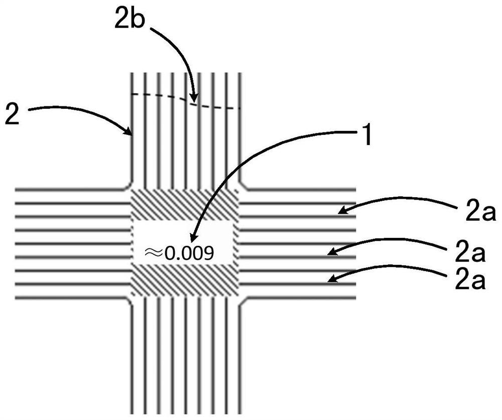 Cross-shaped biaxially tensile metal sheet test piece for yield behavior test and preparation method thereof